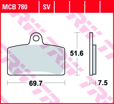 Lucas Scheibenbremsbeläge MCB780