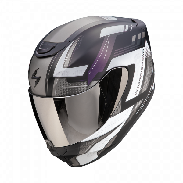 Scorpion Exo-391 Integralhelm Captor Matt Schwarz / Chamäleon (ECE 22-06)