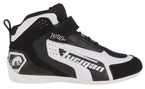 Furygan V4 Vented Motorrad Kurzstiefel Schwarz / Weiß