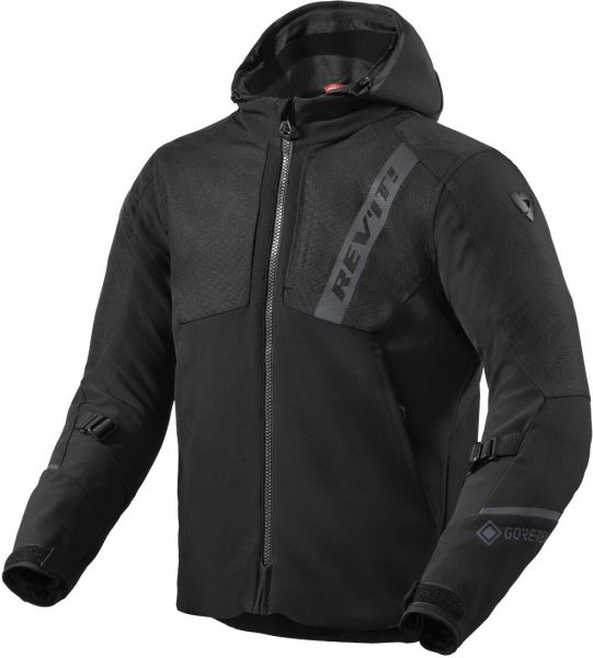 REV'IT! Potential GTX wasserdichte Motorrad Textiljacke Schwarz