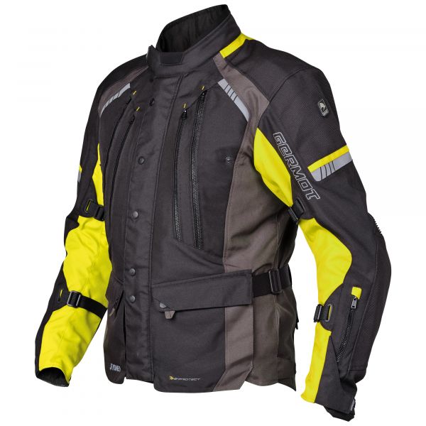 Germot Sydney Textiljacke Schwarz / Gelb