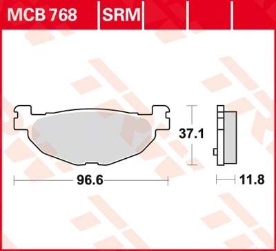 Lucas Scheibenbremsbeläge MCB768SRM