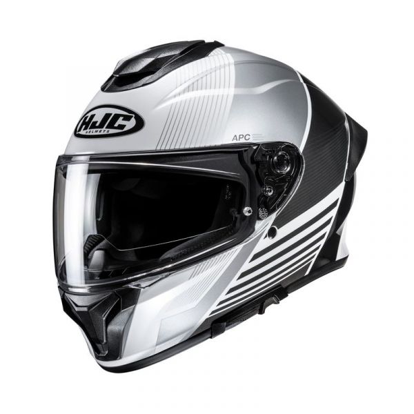 HJC C71 Integralhelm Morix MC5 Weiß / Silber / Schwarz