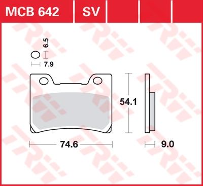 Lucas Scheibenbremsbelag MCB642