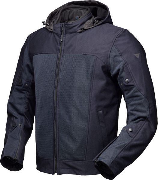 Modeka Davey Air wasserdichte Textiljacke Dunkelblau