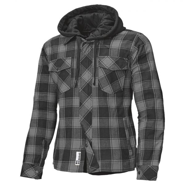 Held Lumberjack II Flanellhemd Textiljacke Grau