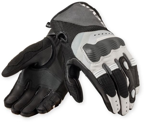 REV'IT! Blaze Motorradhandschuhe Grau / Weiß