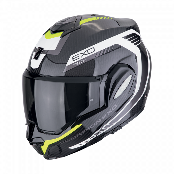 Scorpion Exo-Tech Evo Carbon Cosy Schwarz / Neongelb (ECE 22-06)