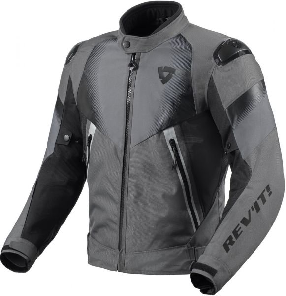 REV'IT! Torque 3 H2O wasserdichte Textiljacke Schwarz / Anthrazit