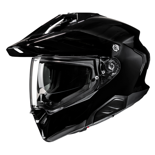 HJC RPHA 60 Adventurehelm Unifarben Schwarz Metallic