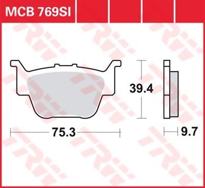 Lucas Scheibenbremsbelag MCB769SI