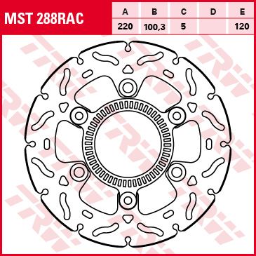 Lucas Bremsscheibe starr MST288RAC