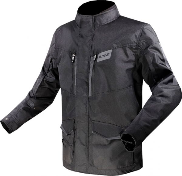 LS2 Metropolis Evo Motorrad Textiljacke Schwarz