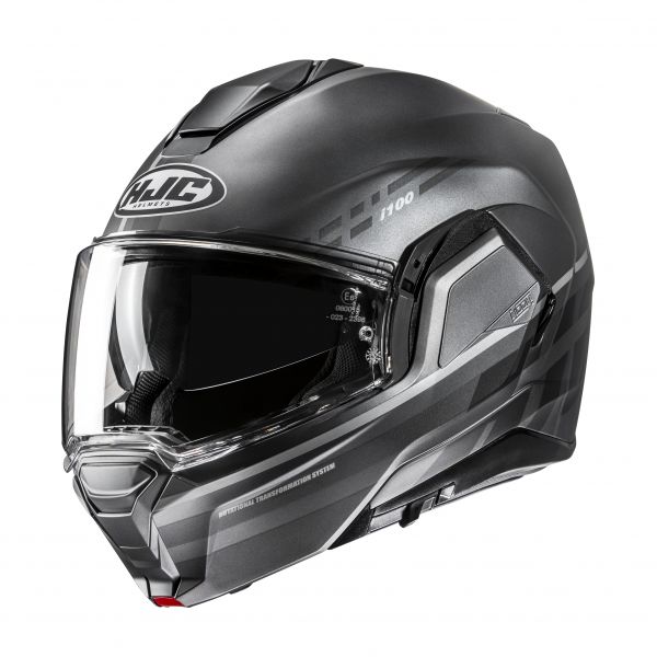 HJC i100 Klapphelm Sysma MC5SF Mattschwarz / Anthrazit