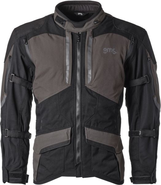 GMS Acamar WP wasserdichte Textiljacke Schwarz / Grau