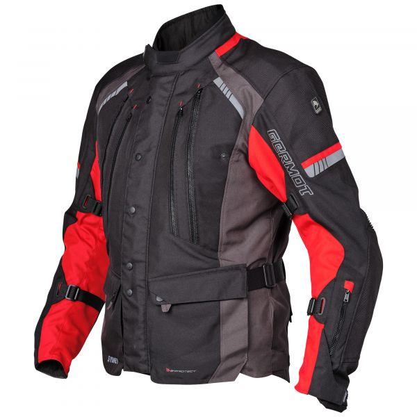 Germot Sydney Textiljacke Schwarz / Rot