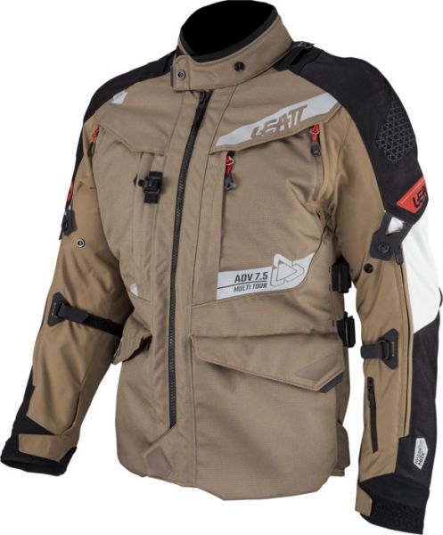 Leatt ADV MultiTour 7.5 V24 Motorradjacke Braun / Schwarz