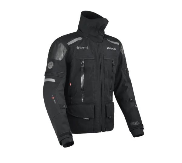 Dane Bornholm GTX Pro wasserdichte Adventure Jacke Schwarz