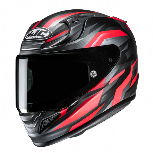 HJC RPHA 12 Integralhelm Dravix MC1SF Schwarz / Grau / Fluorot