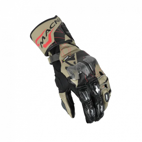 Macna Powertrack 2.5 Rennhandschuhe Grün / Schwarz / Rot