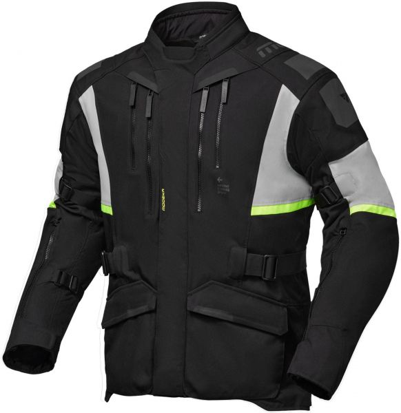 Modeka Striker III Textiljacke Schwarz / Gelb
