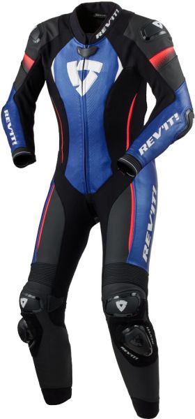 REV'IT! Xena 4 Lederkombi Einteiler Damen Schwarz / Blau
