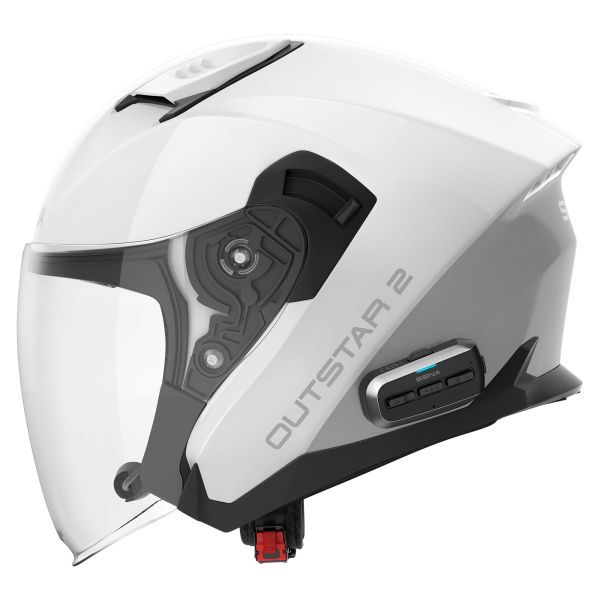 Sena Outstar 2 Smart Jethelm Weiß