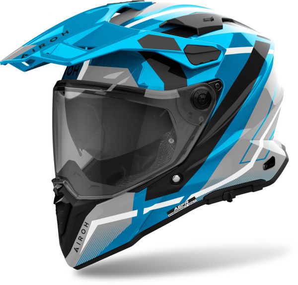 Airoh Commander 2 Adventurehelm Mavick Blau / Grau / Weiß