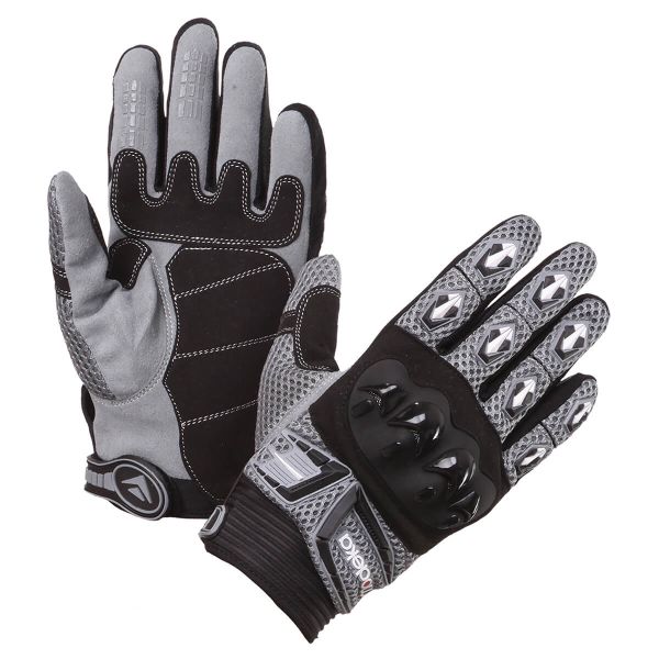 Modeka MX Top Handschuhe Schwarz / Grau
