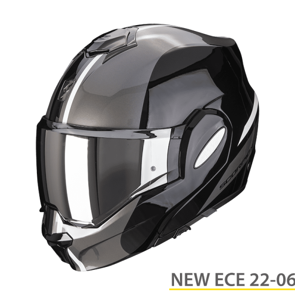 Scorpion Exo-Tech Evo Forza Schwarz / Silber (ECE 22-06)