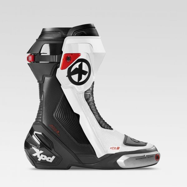 XPD XP9-R Air Motorradstiefel Schwarz / Weiß