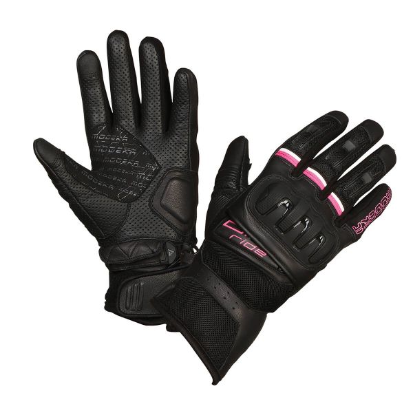 Modeka Air Ride Handschuhe Damen Schwarz / Pink