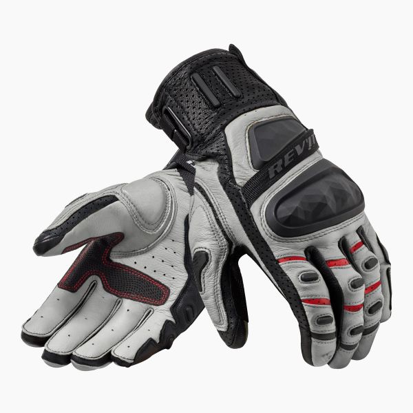 REV'IT! Cayenne 2 Motorradhandschuhe Schwarz / Silber