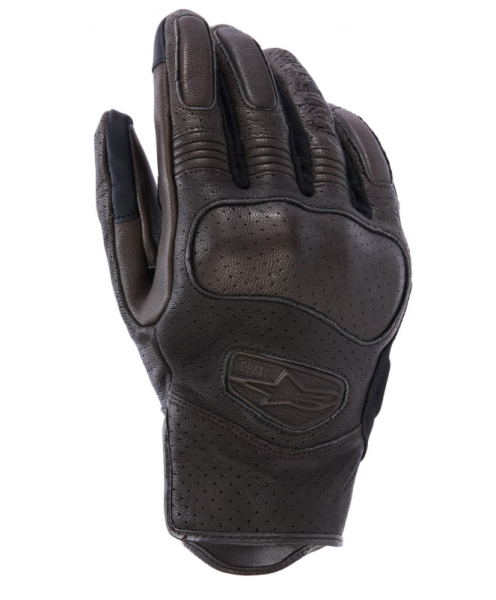 Alpinestars Mustang V3 Leder Handschuhe Braun / Schwarz