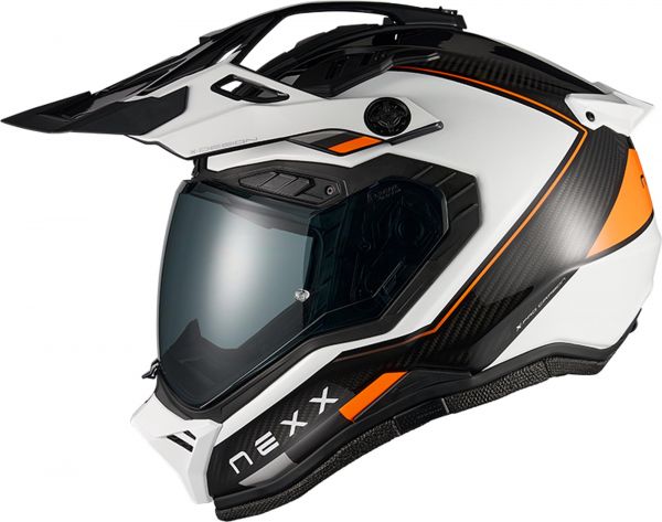 NEXX X.Rally Raid Carbon Adventurehelm Weiß
