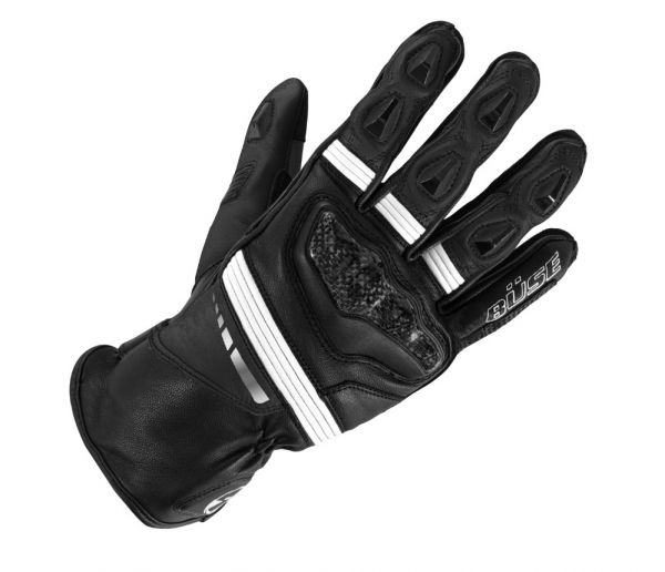 Büse Escape Tourenhandschuhe Schwarz / Weiß