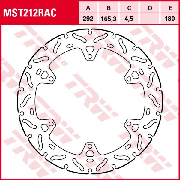 Lucas Bremsscheibe starr MST212RAC