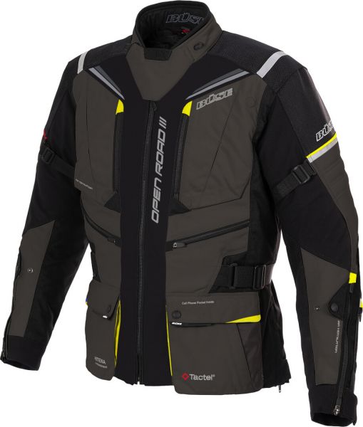 Büse Open Road III Textiljacke Damen Dunkelgrau