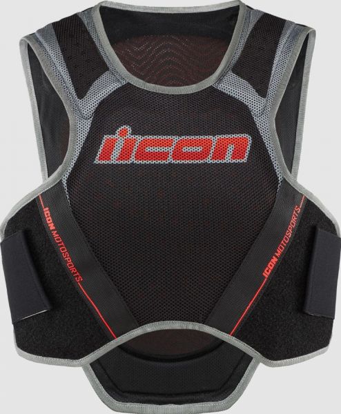 Icon Field Armor Softcore Protektorenweste Schwarz / Rot