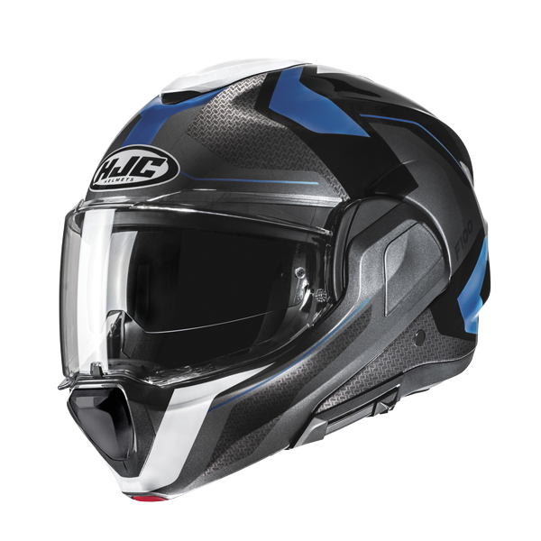 HJC F100 Klapphelm Bios MC2 Schwarz / Blau / Anthrazit
