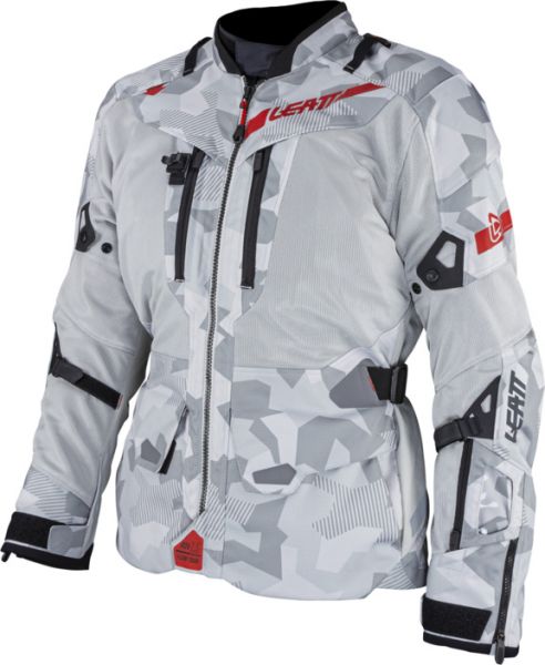 Leatt ADV FlowTour 7.5 V24 Motorradjacke Grau / Weiß / Rot