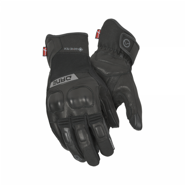 Dane Finn Gore-Tex Grip Motorradhandschuh Schwarz