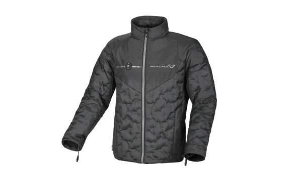 Macna Ascent elektrisch beheizte Unterziehjacke Schwarz