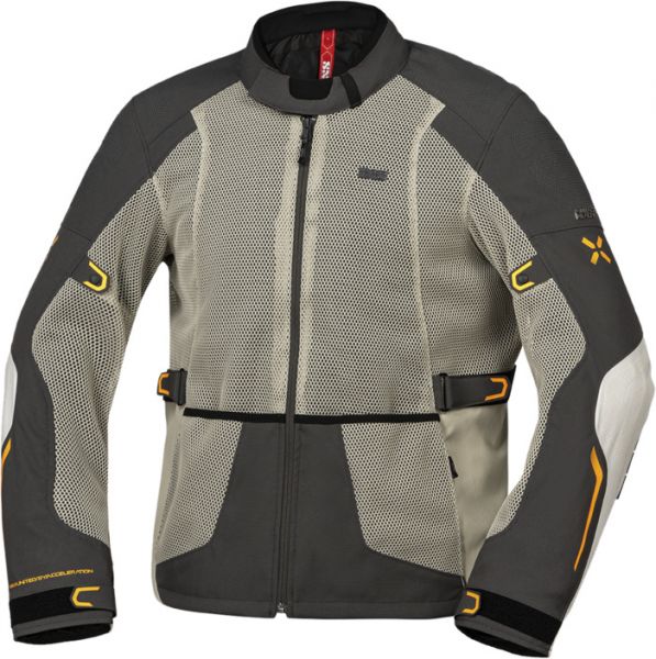iXS Tourster-BigAir 1.0 Jacke Grau / Dunkelgrau / Orange