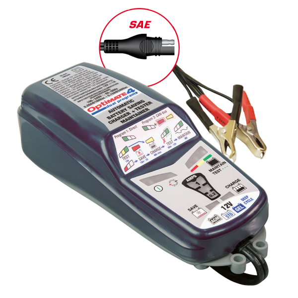 Batterieladegerät OPTIMATE 4-DUAL PROGRAMM SAE