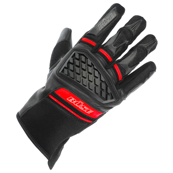 Büse Braga Handschuhe Schwarz / Rot