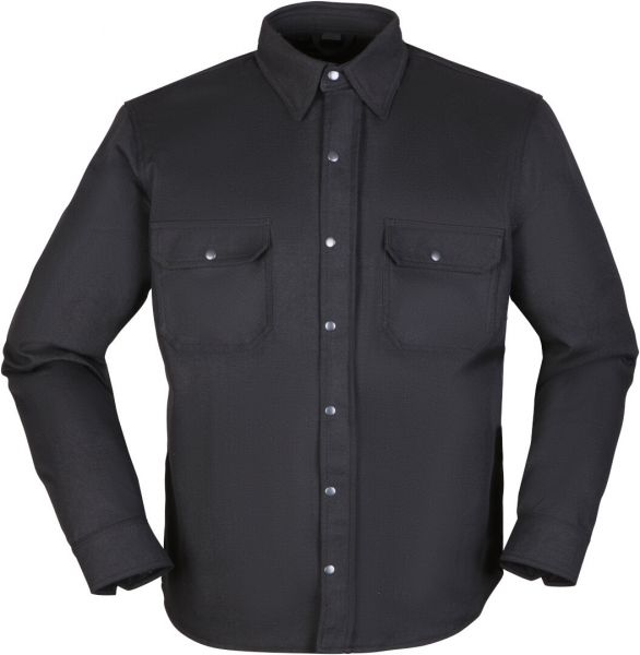 Modeka Colden Overshirt Hemd Schwarz