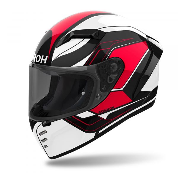 Airoh Connor Dunk Integralhelm Weiß / Schwarz / Rot