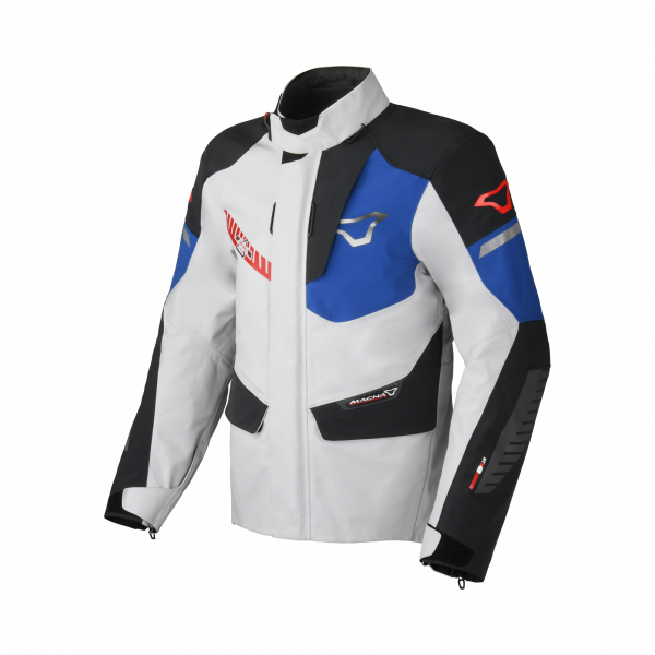 MACNA Synchrome Textiljacke Grau / Blau