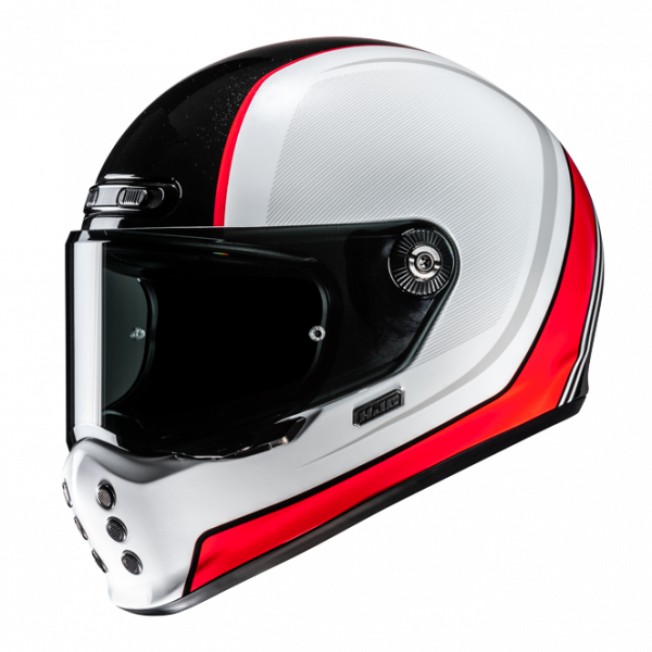 HJC V10 Integralhelm Hodu MC1 Weiß / Schwarz / Rot